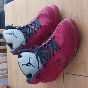 Air Jordan 5 retro. Mens size 12. Red/ black